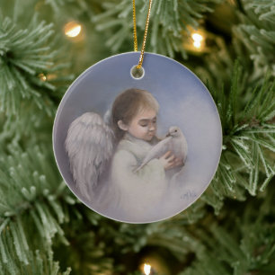Angelic Blessings Keramik Ornament