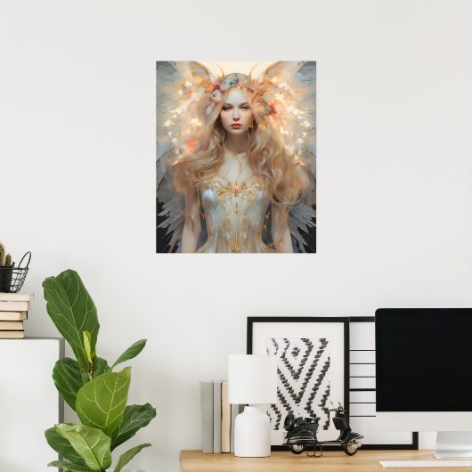 Angelic Blonde: Die Manifestation der Gnade Poster (Heimbüro)