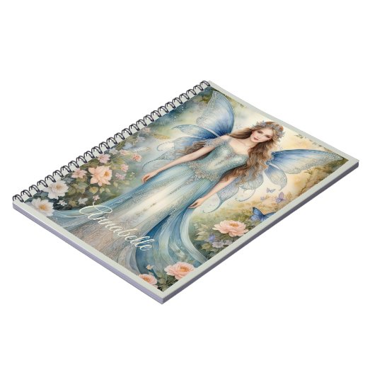 Angelic Blue Fairy Notizblock (Linke Seite)