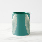 angelic cat zweifarbige tasse (Mittel)