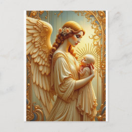 Angelic Christmas Card Feiertagspostkarte