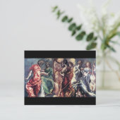 Angelic Concert by El Greco ( Theotokopoulos) Postkarte (Stehend Vorderseite)