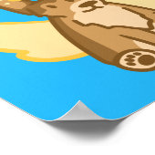 Angelic Corgi Poster (Ecke)