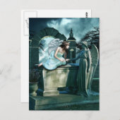 Angelic Curiosity Postcard Postkarte (Vorne/Hinten)