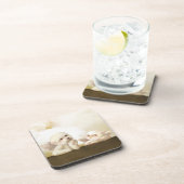 Angelic Dog und Cat on Cloud Getränkeuntersetzer (Rechte Seite)