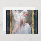 Angelic Fairy Woman Fantasy Art Postkarte (Vorne/Hinten)