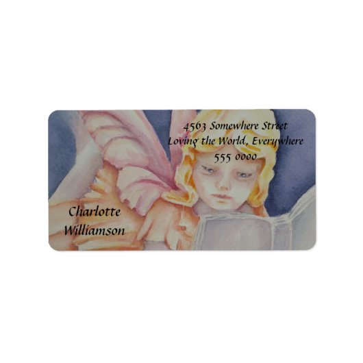 ANGELIC-FEIERN ADRESSAUFKLEBER (Vorne)