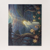 Angelic Figure Prachen im heiligen geheimnisvollen Puzzle (Vertikal)