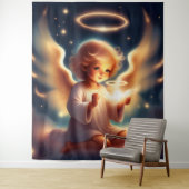 Angelic Glow Tapestry Wandteppich (Beispiel)