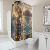 "Angelic Grace at Sunrise" Duschvorhang (Beispiel)