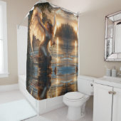 "Angelic Grace at Sunrise" Duschvorhang (Beispiel)