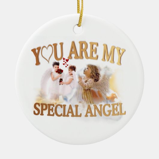 Angelic Himmlisch "You are My Special Engel" Keramikornament (Vorne)