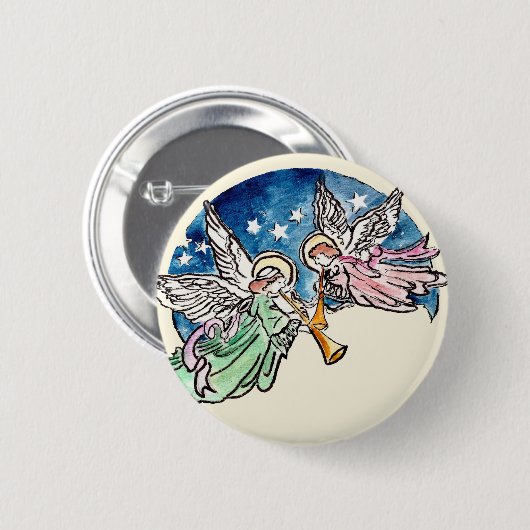 Angelic Hymns Button (Vorne & Hinten)