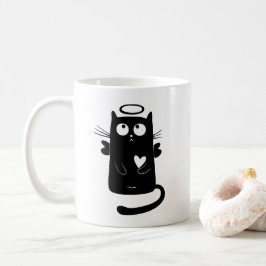 Angelic Kitty Black Kaffeetasse