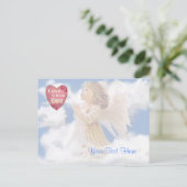 Angelic Liebe kommt von oben Postkarte (Stehend Vorderseite)