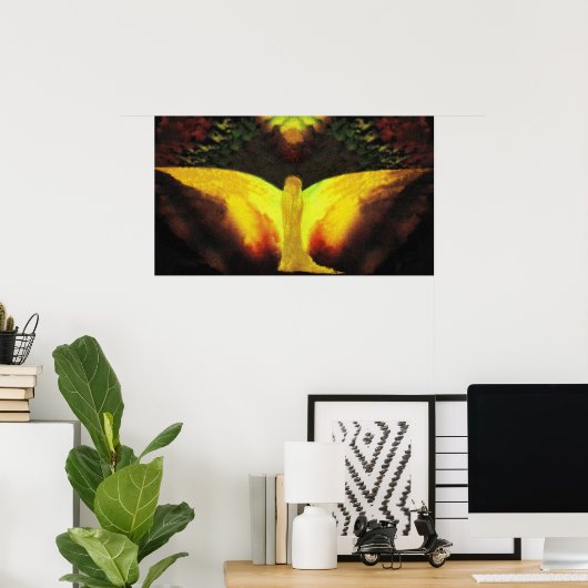 Angelic Light Poster (Heimbüro)