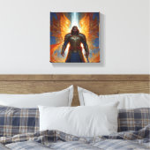 Angelic Man in der Rüstung der Leinwand Gottes (Insitu (Schlafzimmer))