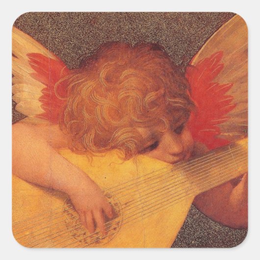 Angelic Musician - Aufkleber (Vorderseite)