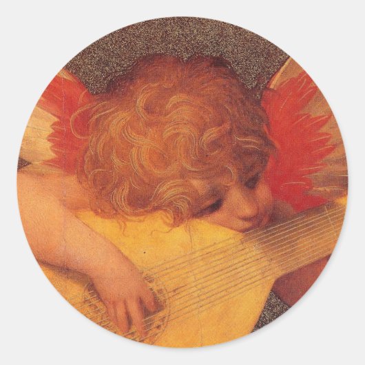 Angelic Musician - Aufkleber (Vorderseite)