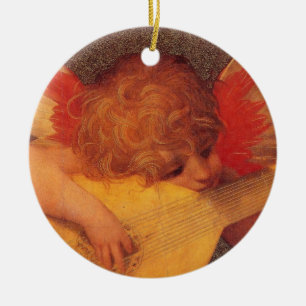 Angelic Musician Keramikornament