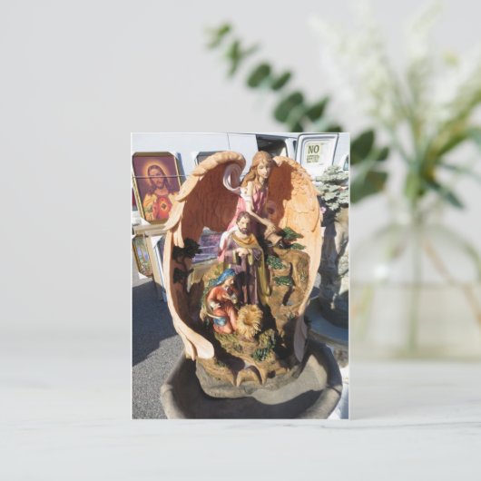 Angelic Nativity Postkarte (Stehend Vorderseite)