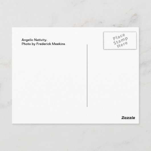 Angelic Nativity Postkarte (Rückseite)