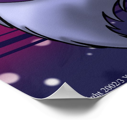 Angelic Plum Poster (Ecke)