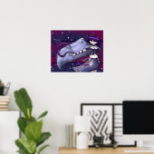 Angelic Plum Poster (Heimbüro)