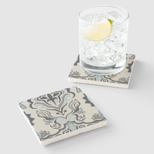 Angelic Rennaissance Stone Untersetzer (Seitenansicht)