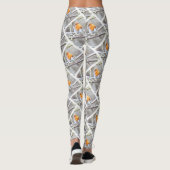 Angelic Robin Watercolor Leggings (Rückseite)