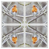 Angelic Robin Watercolor Stoff (Muster)