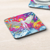 Angelic Robot Getränkeuntersetzer (Linke Seite)