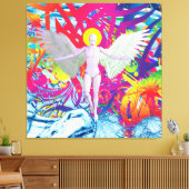 Angelic Robot Leinwanddruck (Insitu (Wohnzimmer))