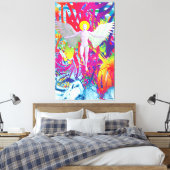 Angelic Robot Leinwanddruck (Insitu (Schlafzimmer))