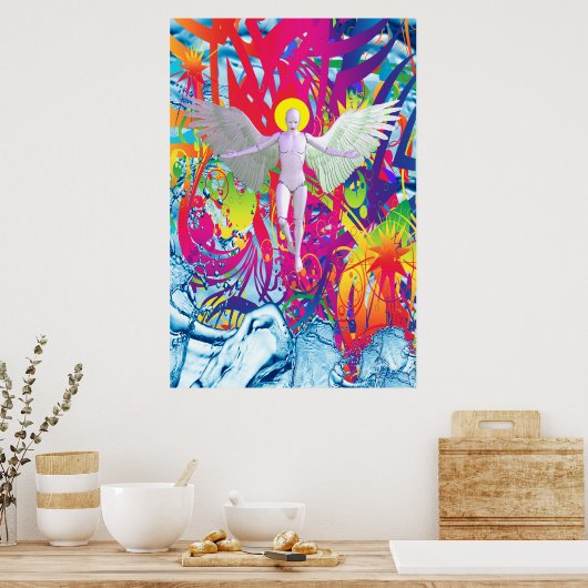 Angelic Robot Poster (Küche)