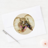 Angelic Runder Aufkleber (Umschlag)