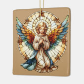 Angelic Stained Glass Reversible Keramikornament (Links)
