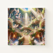 Angelic Stairway to Enlightenment Library Notizblock (Rückseite)