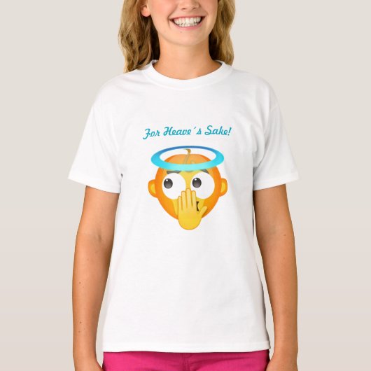 Angelic Surprise emoji T-Shirt (Vorderseite)