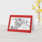 Angelic Tidings of Great Joy Christmas Card Karte (Gelbe Blume)