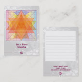 Angelic Whisper Visitenkarte (Vorne/Hinten)