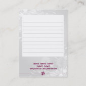 Angelic Whisper Visitenkarte (Rückseite)