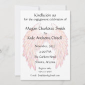 Angelic Wings Einladung (Vorderseite)