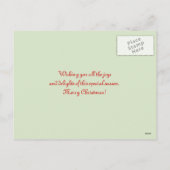 Angelic Wises Feiertagspostkarte (Rückseite)