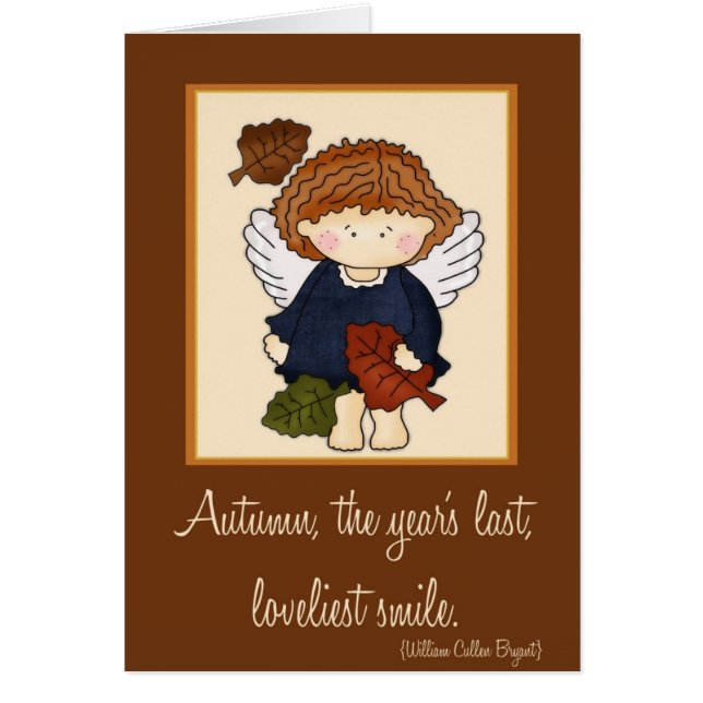 Angelica Autumn Engel Autumn Quote Card d1 (Vorne)