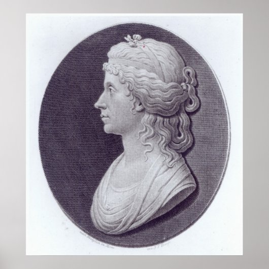 Angelica Kauffman, graviert von J.F Bause Poster (Vorne)
