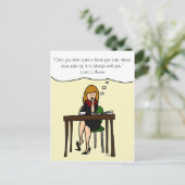 Angelica Postkarte (Stehend Vorderseite)