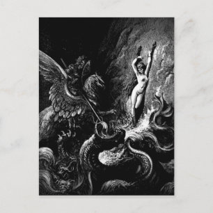 Angelica-Rettungspostkarte Postkarte