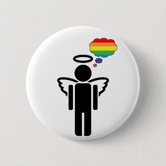 Angelicon. Regenbogengedanken: Button (Vorderseite)