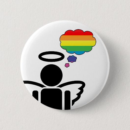 Angelicon. Regenbogengedanken: Button (Vorderseite)